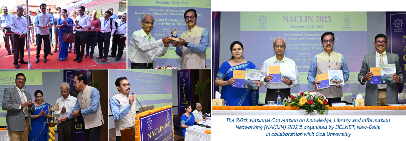 26th National Convention on Knowledge, Library and Information Networking (NACLIN) 2023