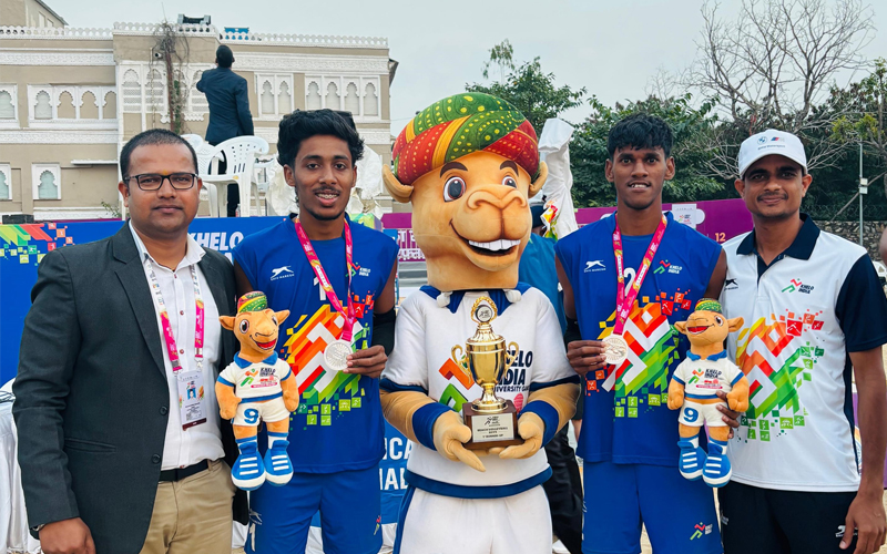 Beach Volleyball Men at Khelo India University Games 2024-25