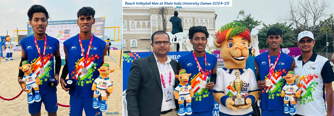 Beach Volleyball Men at Khelo India University Games 2024-25