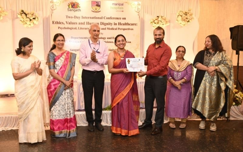 Best poster presentation at International Conference by Research Scholar, Women's Studies