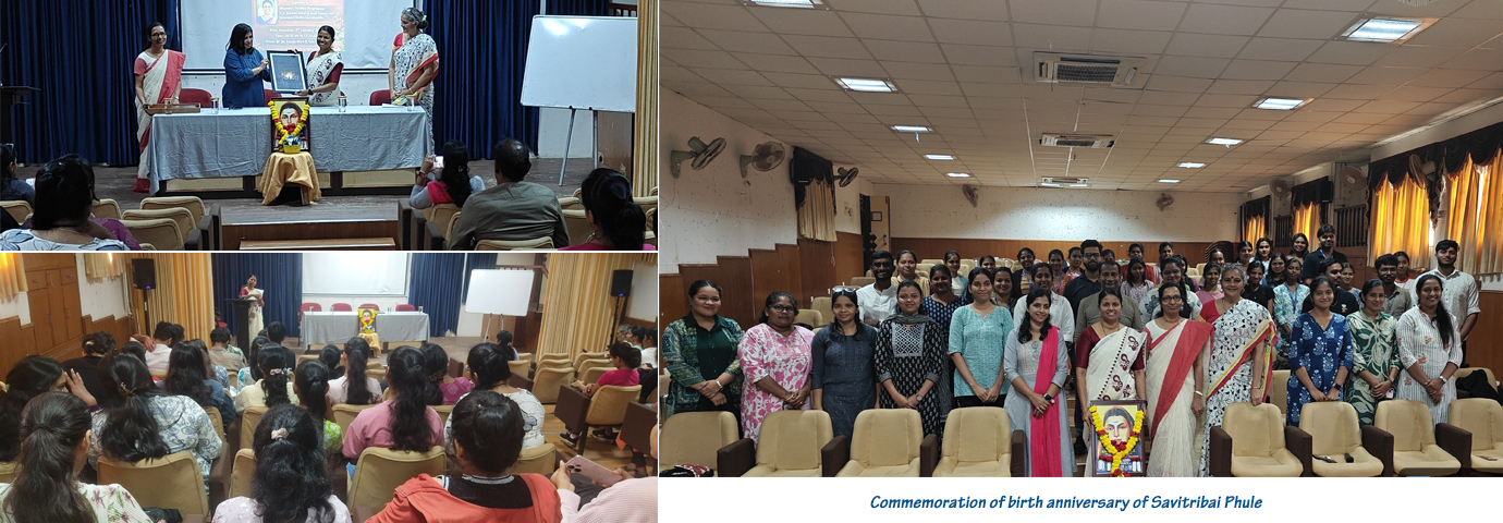 Commemoration of birth anniversary of Savitribai Phule
