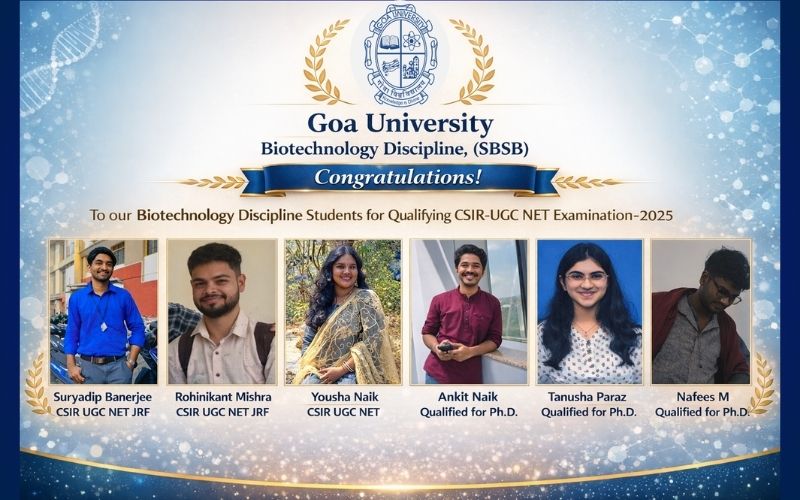 CSIR-UGC NET qualified SBSB