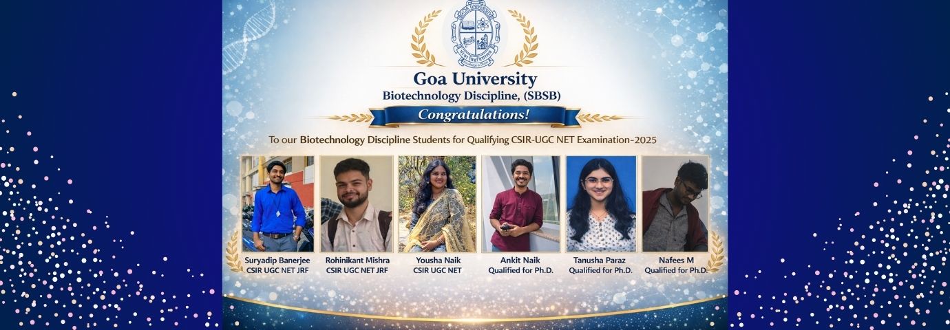 CSIR-UGC NET qualified SBSB