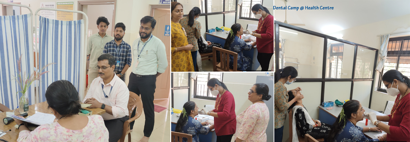 Dental Camp conducted at the Health Centre