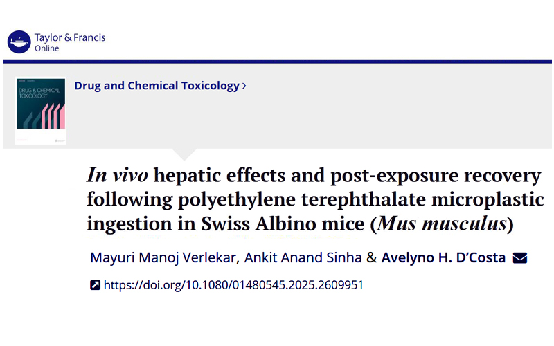 Drug and Chemical Toxicology  - IR 7762