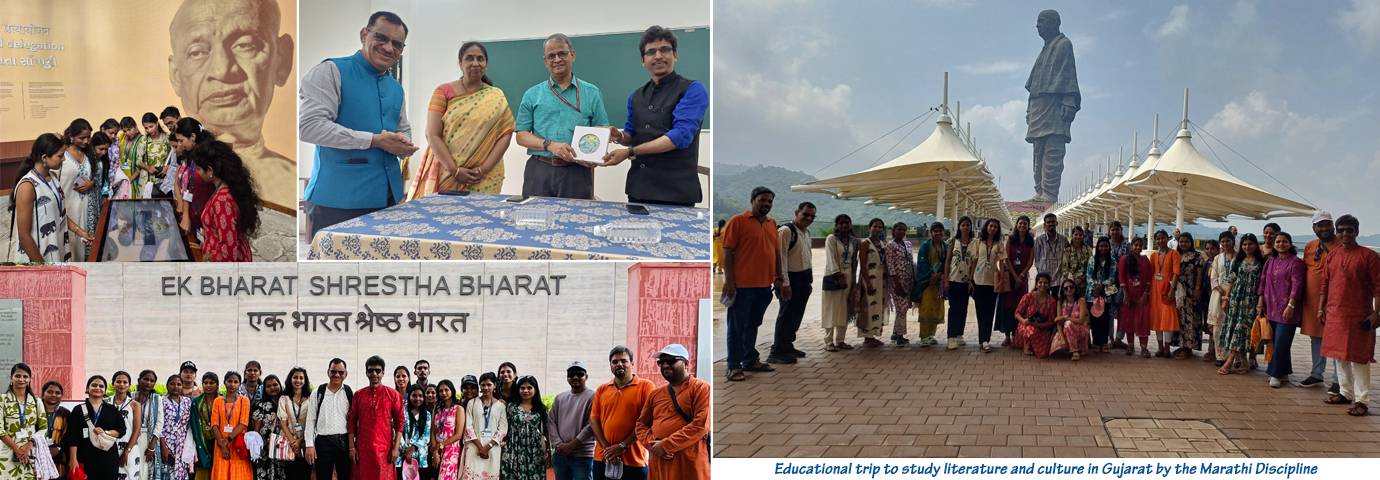 Educational trip to study literature and culture in Gujarat by the Marathi Discipline