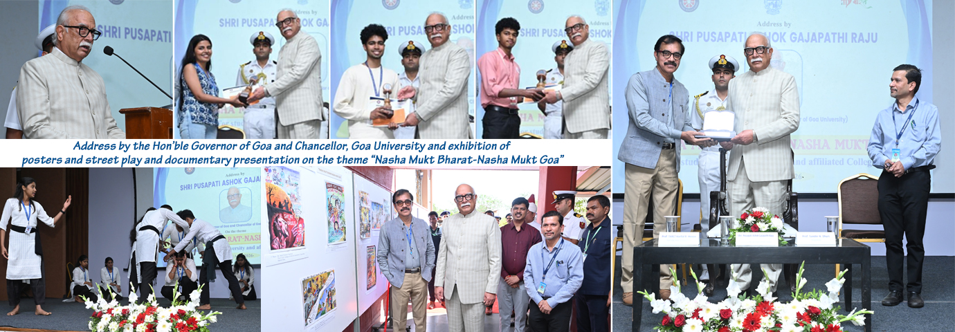 Exhibition of posters and street play and documentary presentation - Nasha Mukt Bharat-Nasha Mukt Goa