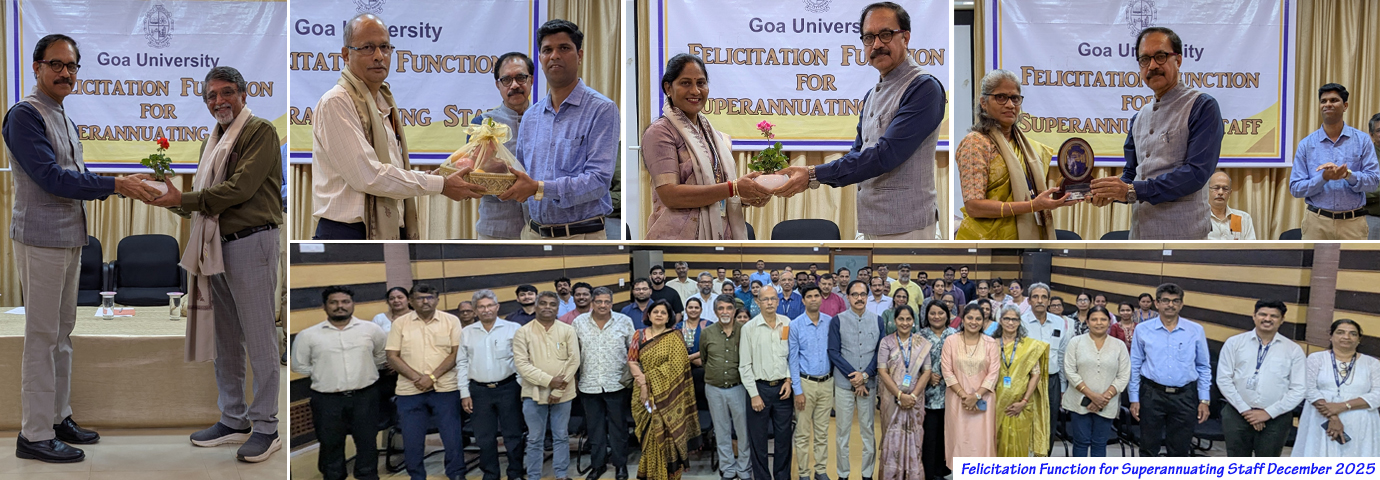 Felicitation Function for Superannuating Staff December 2025