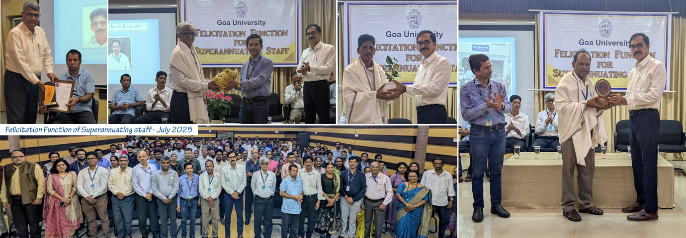 Felicitation Function of Superannuating staff - July 2025