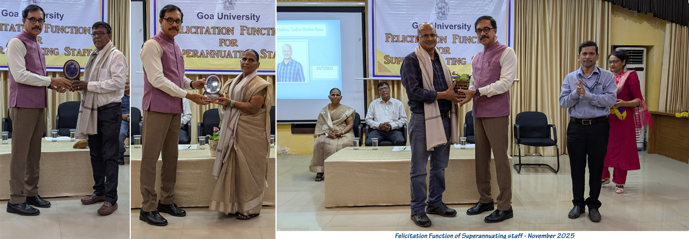 Felicitation Function of Superannuating staff - November 2025