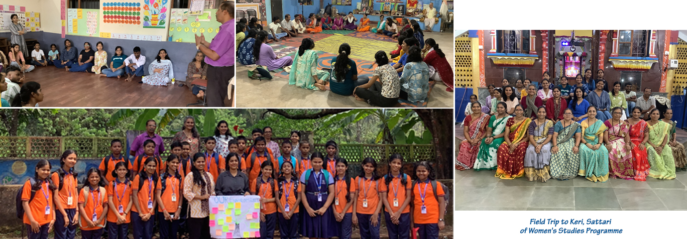 Field Trip to Keri, Sattari of Women's Studies Programme,  DDKSSSBS