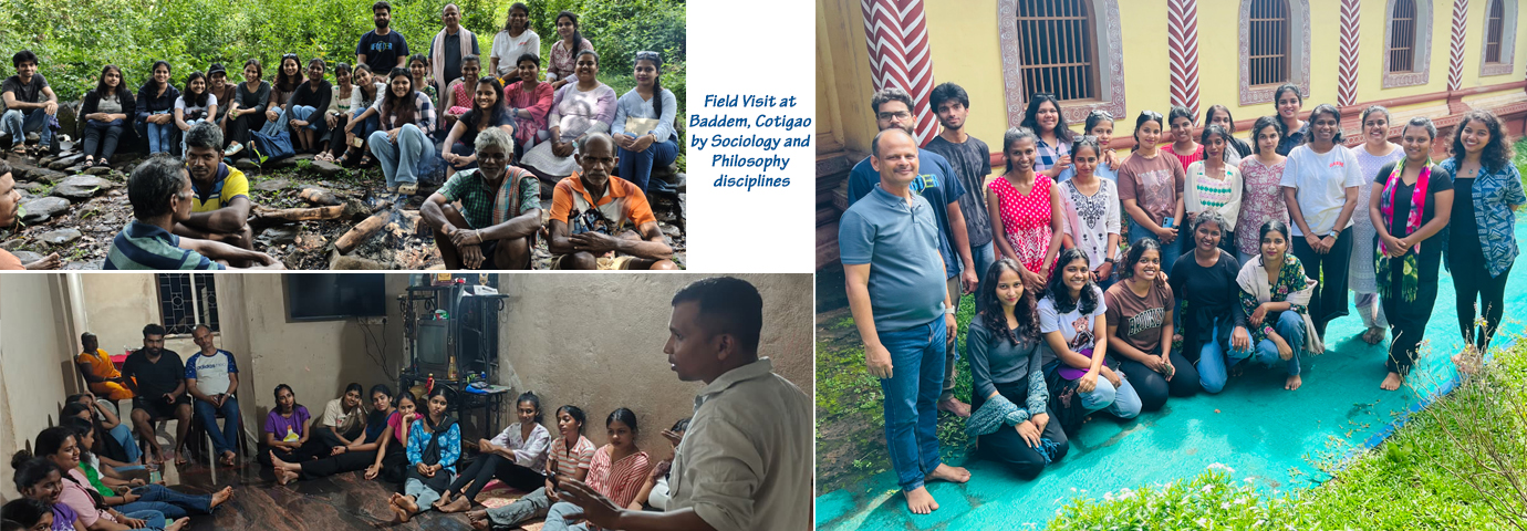 Field Visit at Baddem, Cotigao by Sociology and Philosophy disciplines