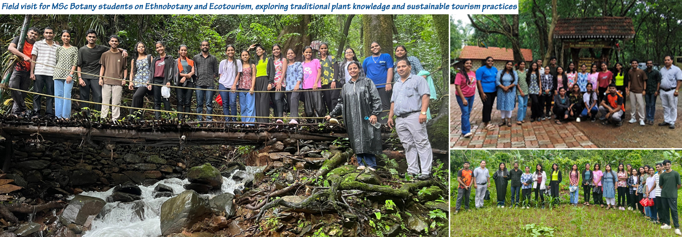 Field visit for MSc Botany students on Ethnobotany and Ecotourism
