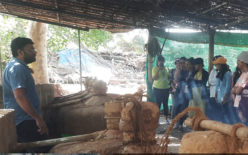 Field visit to Dr. Malik's Farm, Pernem by Economics, GBS