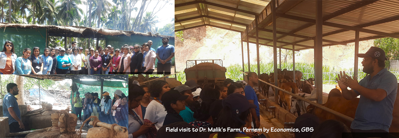 Field visit to Dr. Malik's Farm, Pernem by Economics, GBS