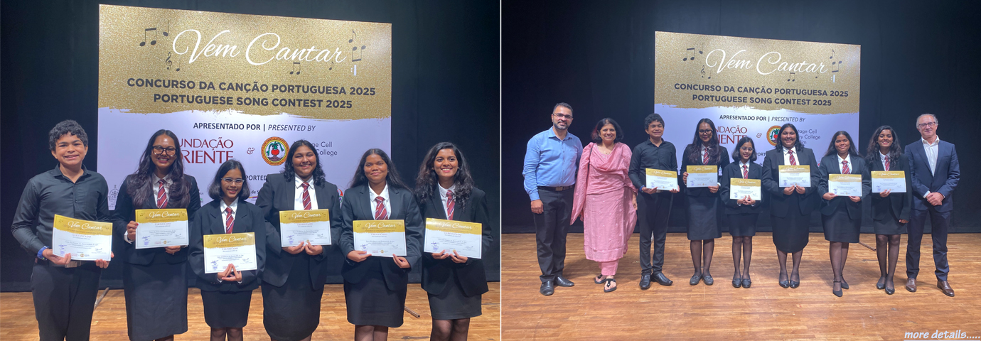 Finalists of Vem Cantar Portuguese Song contest - SGSLL
