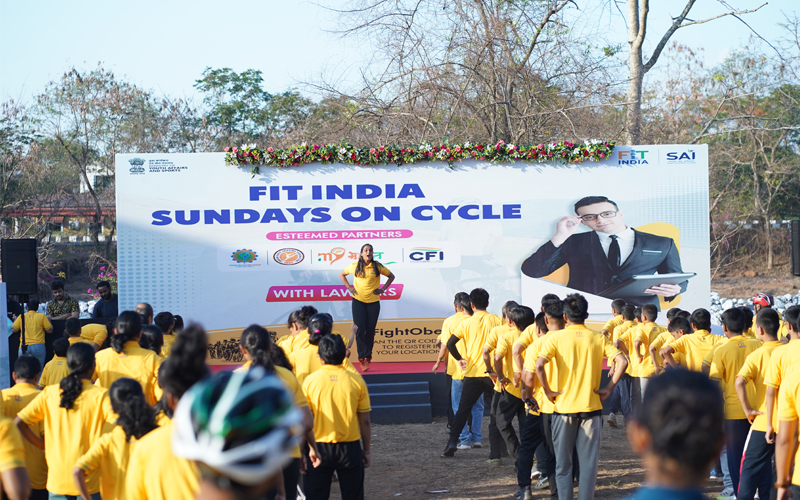 Fit India Sunday’s on Cycle