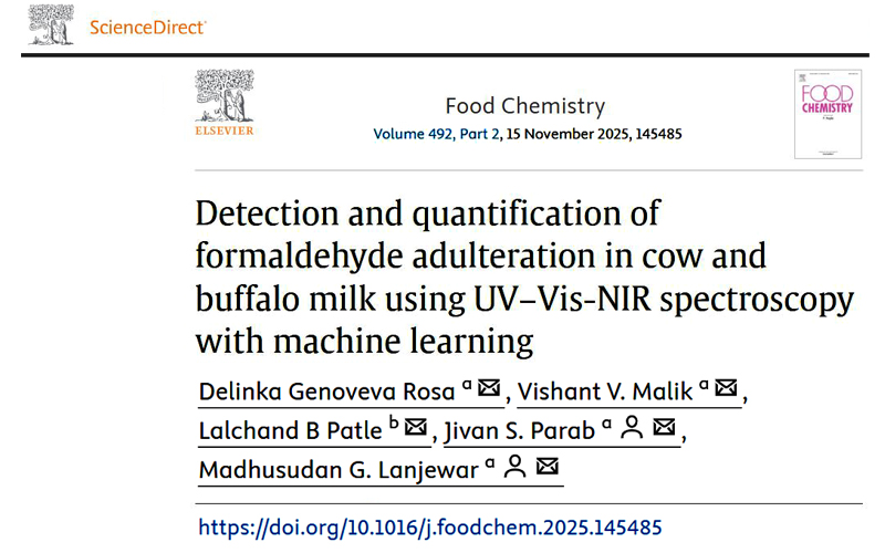 Food Chemistry. 492(2); 2025; ArticleID_145485