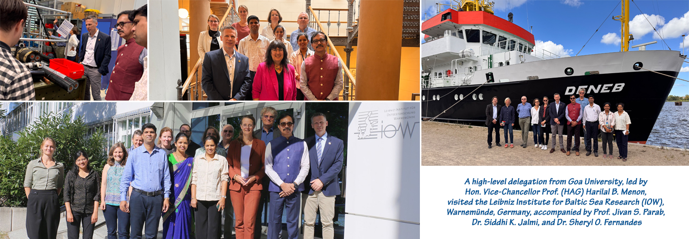 Goa University delegation visit to IOW, Germany