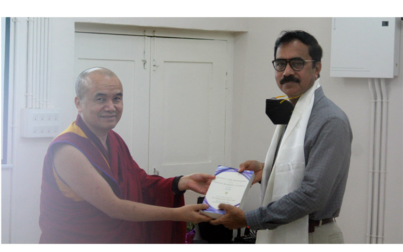 Inaugural function of lecture series by Geshe Dorji Damdul, VRPP