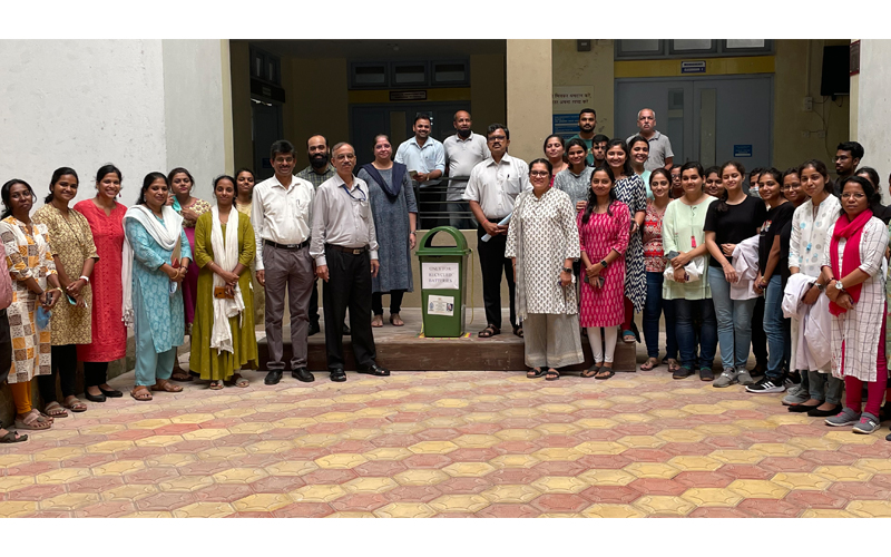 Inauguration of a Recycling bin for E- waste