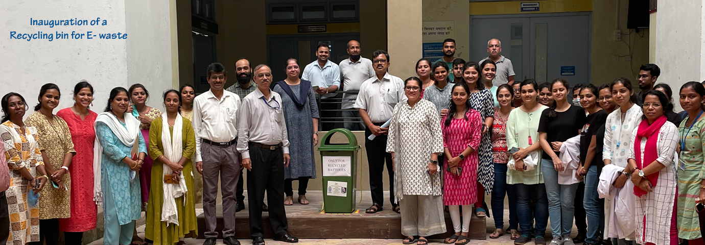 Inauguration of a Recycling bin for E- waste
