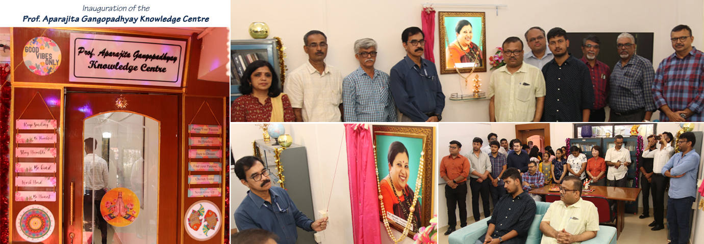 Inauguration of the Prof. Aparajita Gangopadhyay Knowledge Centre