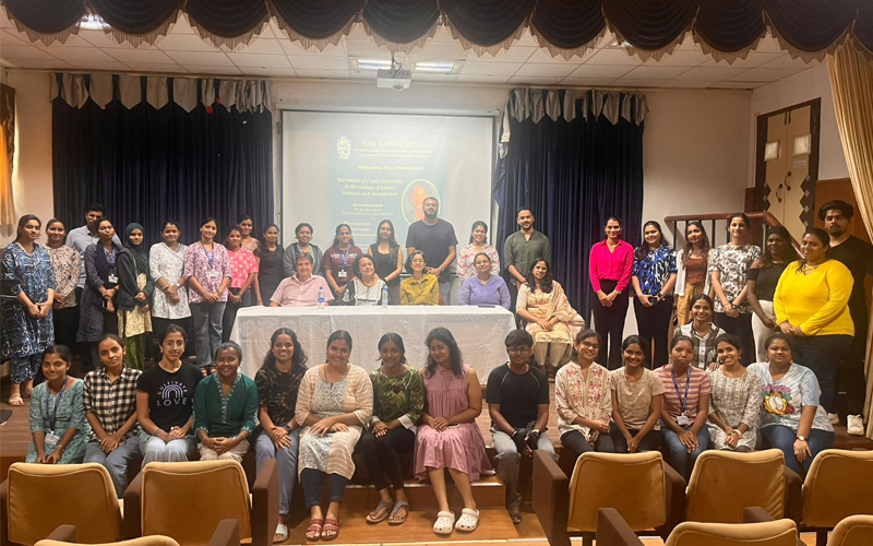 Independence Day Commemorative Lecture at Discipline of French, SGSLL