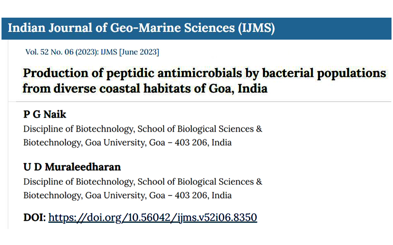 Indian Journal of Geo-Marine Sciences. 52(6); 2023; 292-299