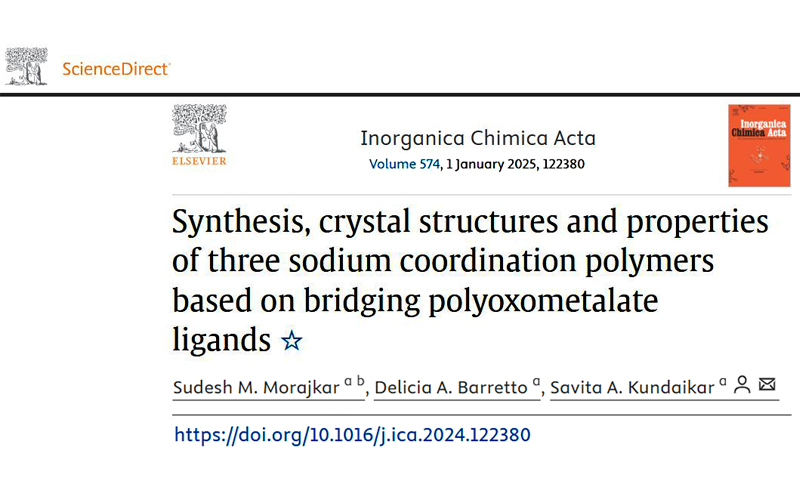 Inorganica Chimica Acta. 574; 2025; ArticleID_122380