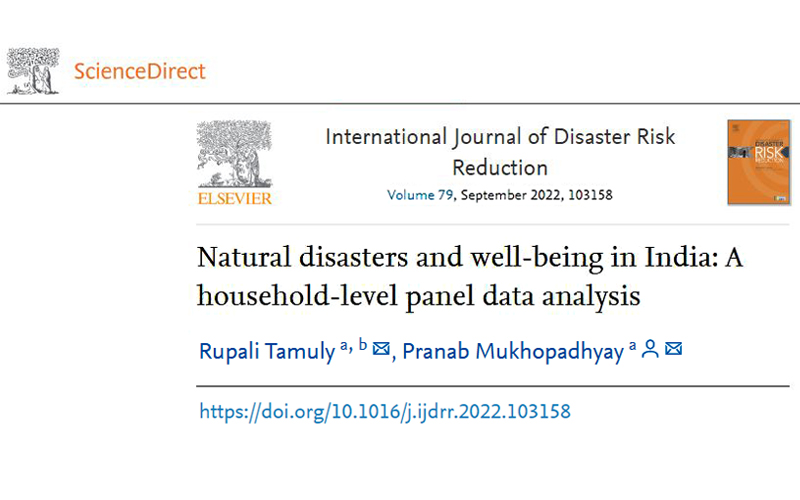 International Journal of Disaster Risk Reduction. 79; 2022; ArticleID_103158