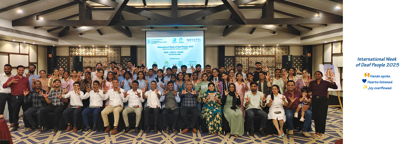 International Week of Deaf People 2025 - Social Work, DDKSSSBS