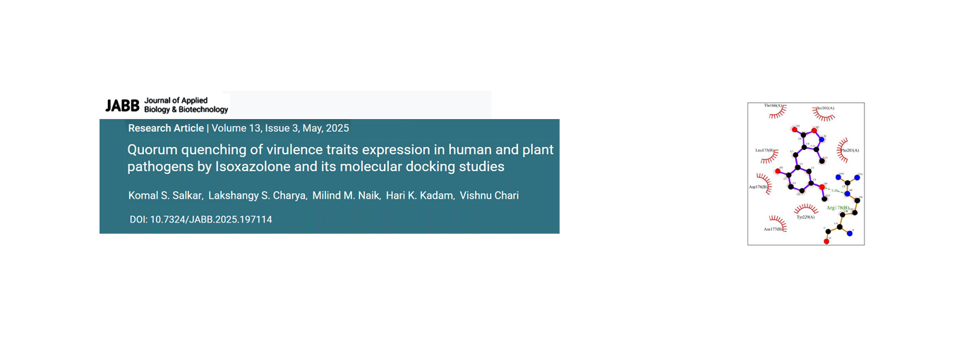 Journal of Applied Biology and Biotechnology. 13(3); 2025; 106-113.