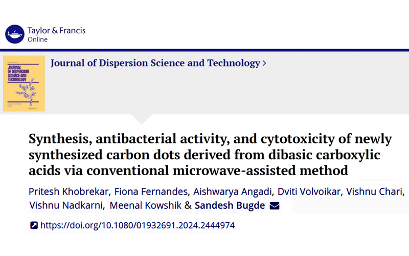 Journal of Dispersion Science and Technology.  - IR 7477