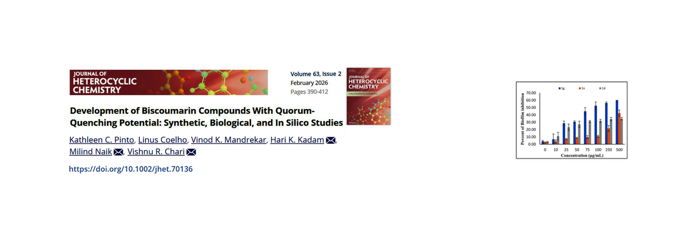 Journal of Heterocyclic Chemistry. 63(2); 2026; 390-412.