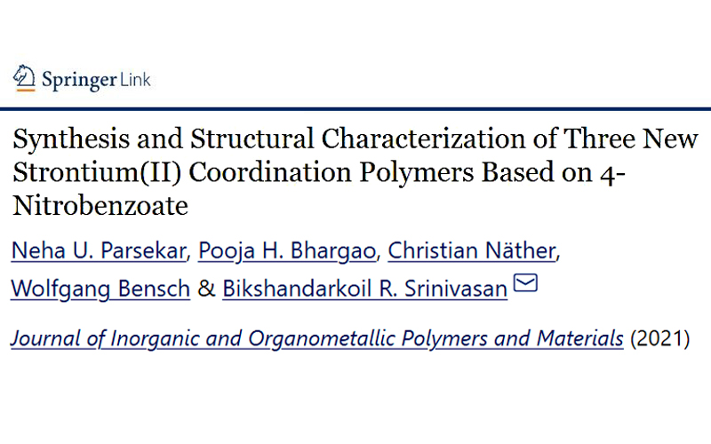 Journal of Inorganic and Organometallic Polymers and Materials. 2021; IR-6555