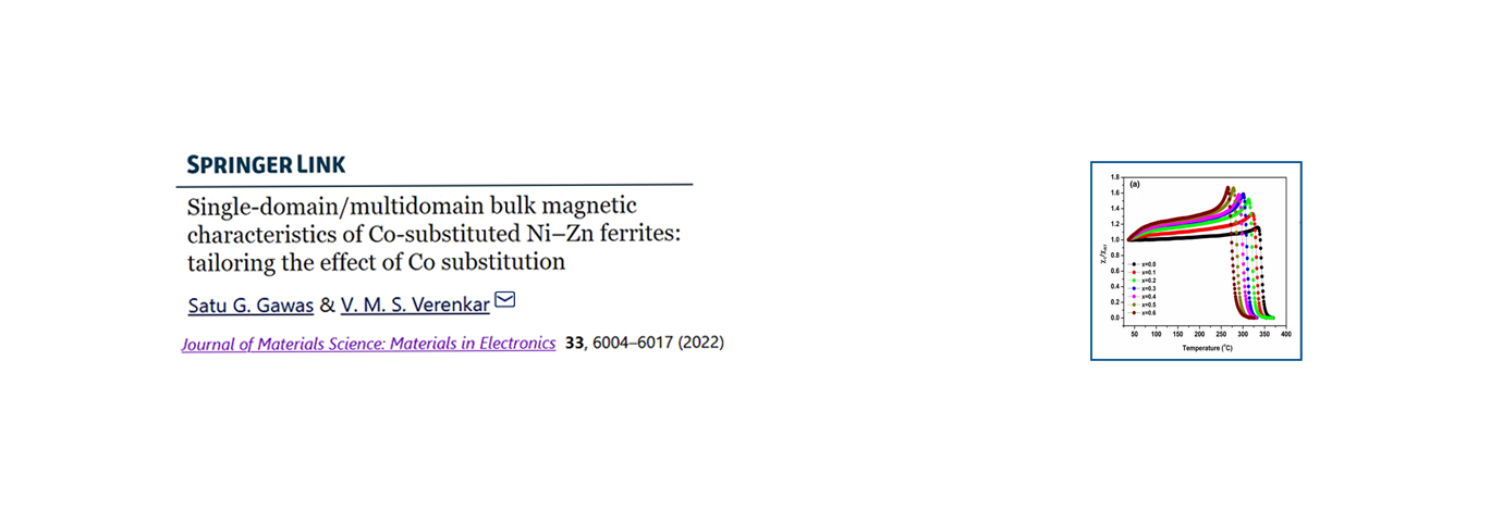 Journal of Materials Science: Materials in Electronics. 33(8); 2022; 6004-6017