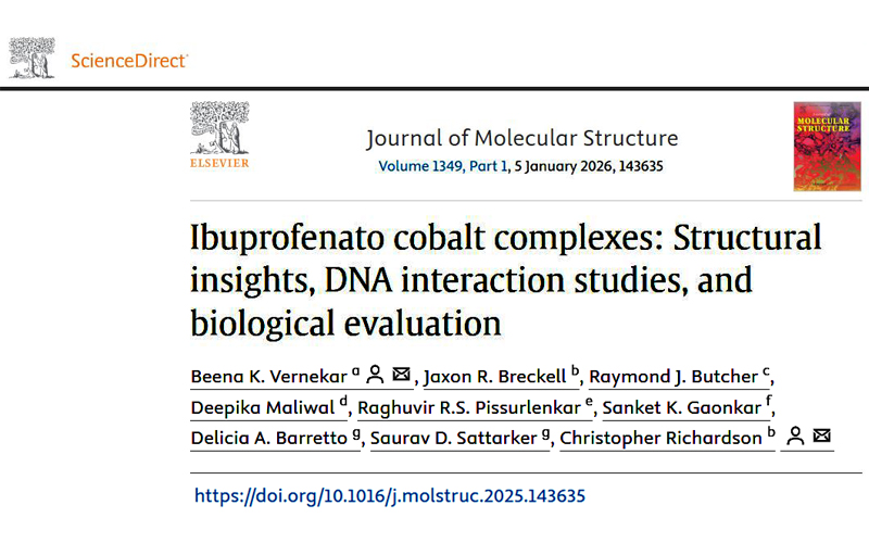 Journal of Molecular Structure. 1349(Part 1); 2026; ArticleID_143635