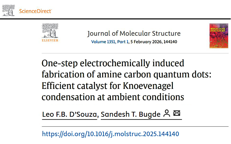 Journal of Molecular Structure. 1351(Part-1); 2026; ArticleID_144140