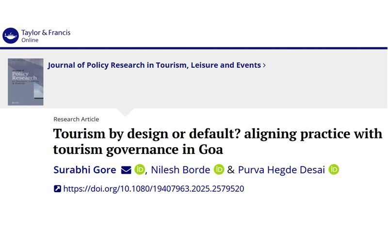 Journal of Policy Research in Tourism, Leisure and Events - IR 7718