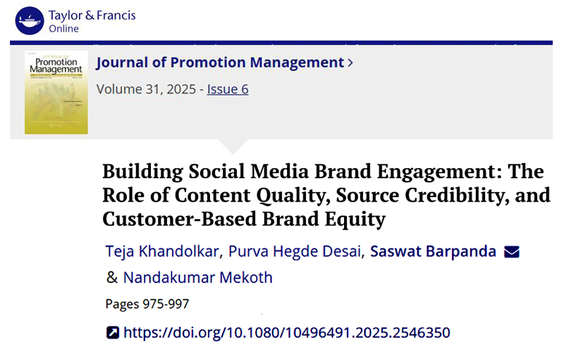 Journal of Promotion Management. 31(6); 2025; 975-997