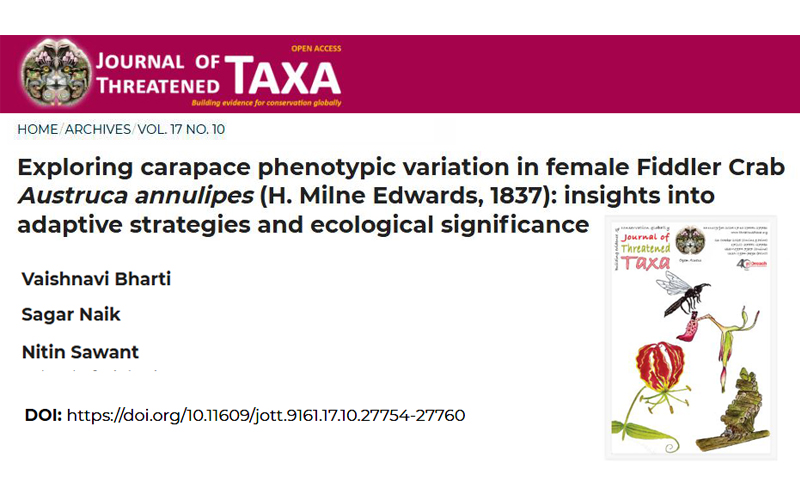 Journal of Threatened Taxa. 17(10); 2025; 27754-27760