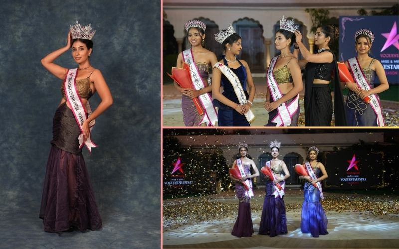 MA History Student Veda Kansar Crowned Miss Voguestar India Season 4