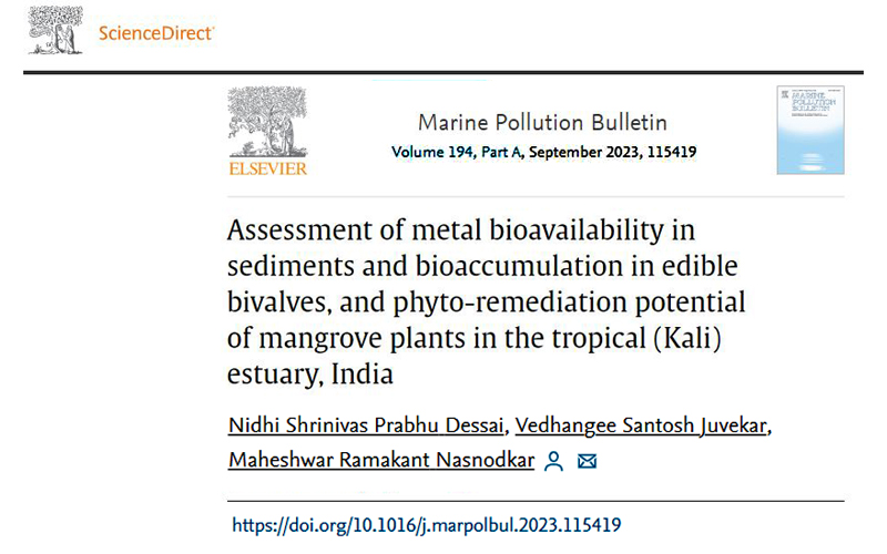 Marine Pollution Bulletin. 194(Part-A); 2023; ArticleID_115419