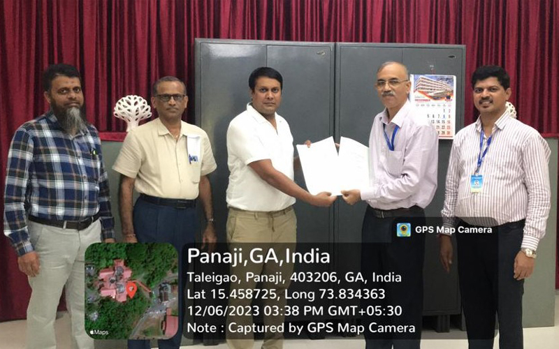 MoU between Goa University and Noon IT Solutions India Pvt. Ltd. (DeCarbonic)