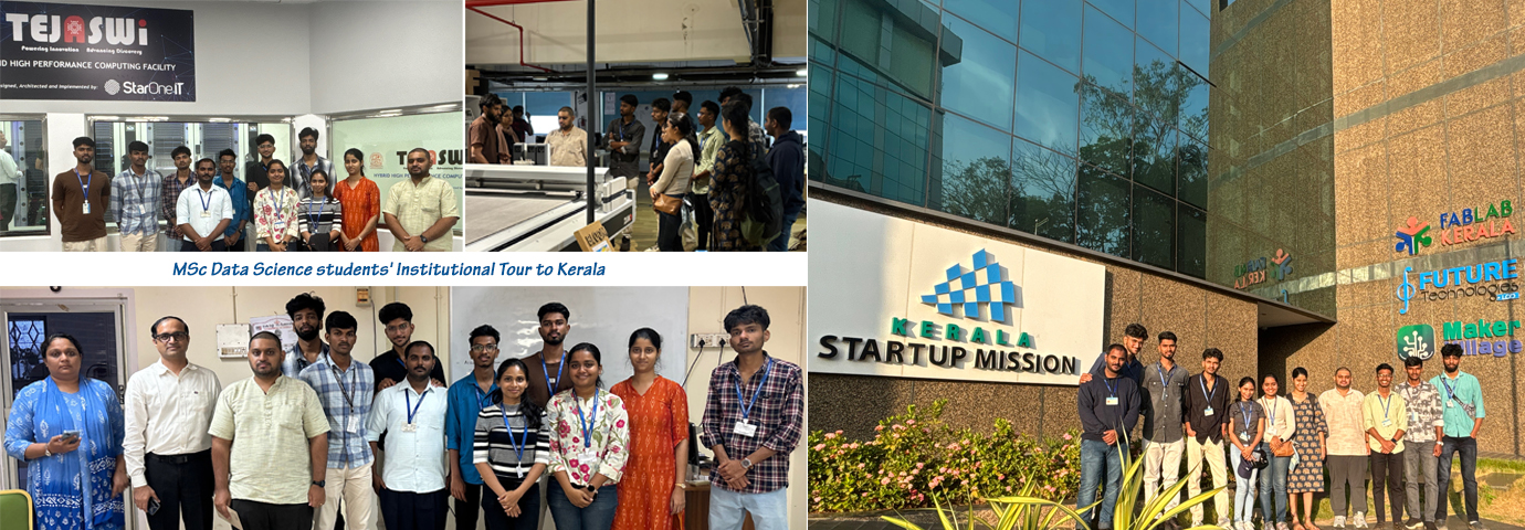 MSc Data Science students' Institutional Tour to Kerala