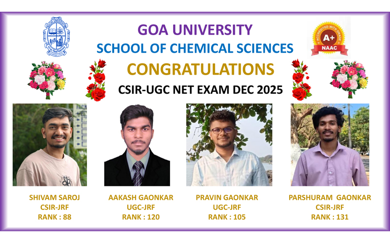 NET qualified Dec 2025 SCS Chemistry