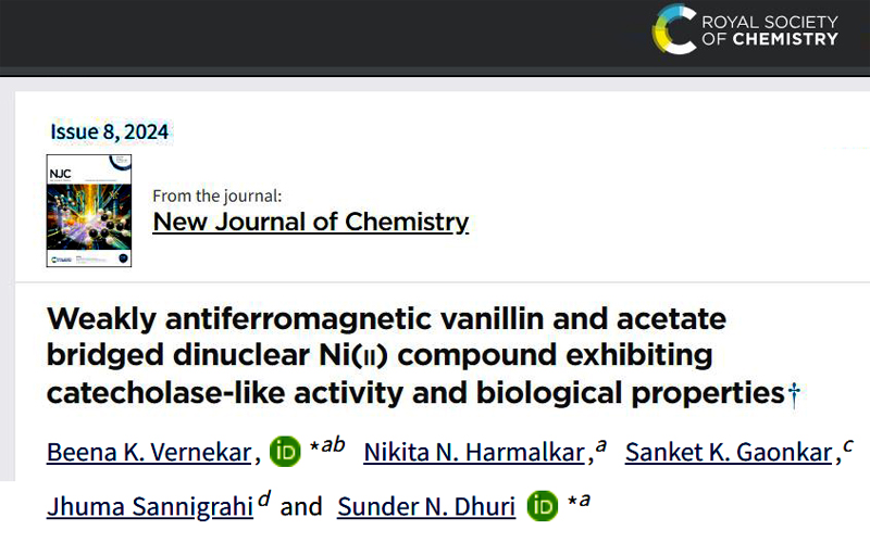 New Journal of Chemistry. 48(8); 2024; 3472-3482