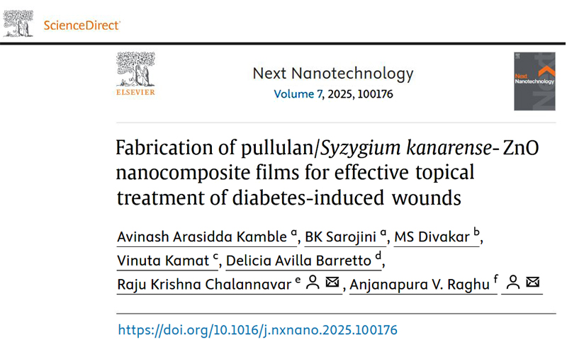 Next Nanotechnology. 7; 2025; ArticleID_100176.