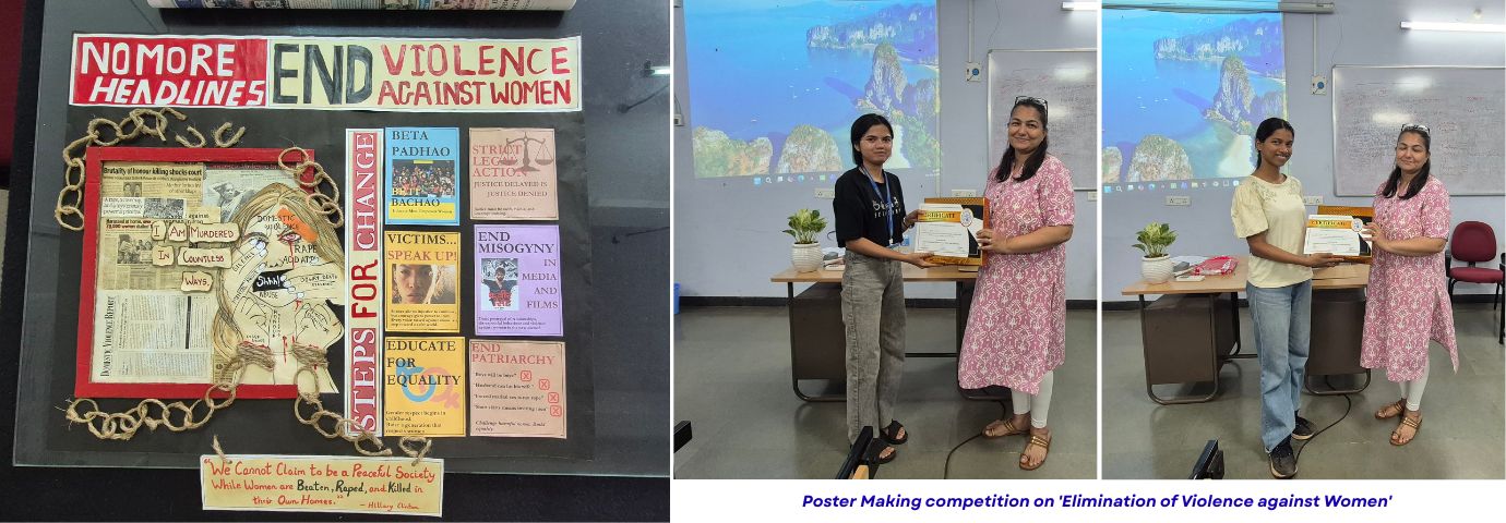 Poster Making competition on 'Elimination of Violence against Women by DEO